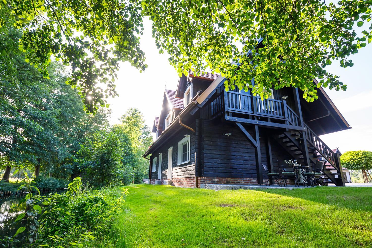 Spreewald Chalet Wohnung Spreeblick Kolonie  Ngoại thất bức ảnh